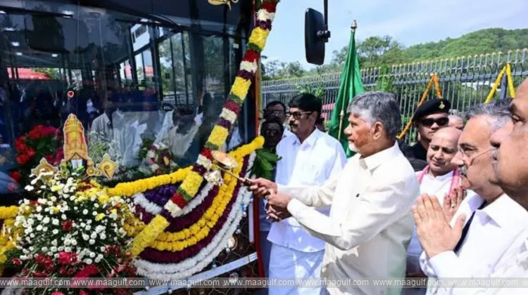తిరుమలలో 32 ఉచిత ఈవీ బస్సులు ప్రారంభించిన సీఎం చంద్రబాబు