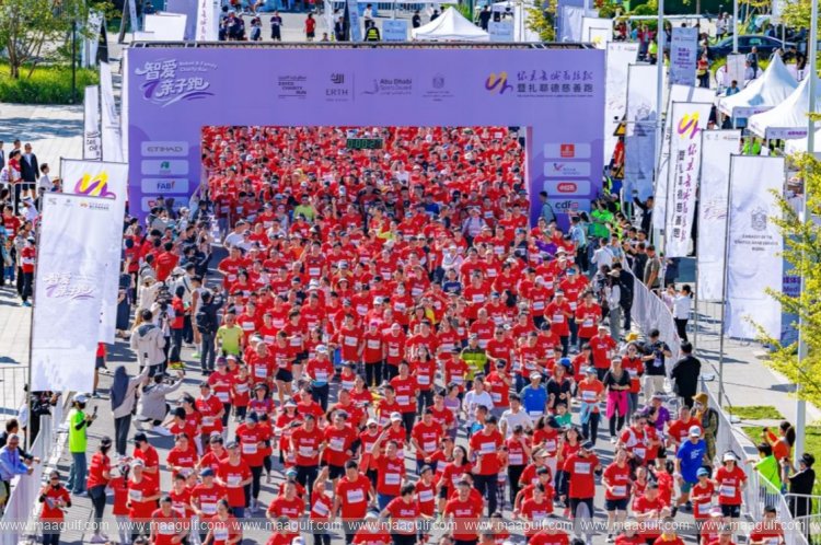 50 Emirati runners carry message of giving to Beijing