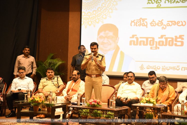 DGP CV Anand participated in the Telangana government meeting on the preparations for Ganesh festival