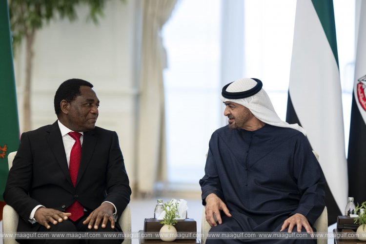 UAE President and President of Zambia discuss growth of bilateral ties
