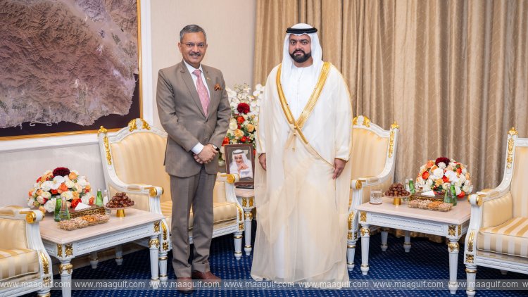 Crown Prince of Fujairah receives ambassadors of India, Cuba