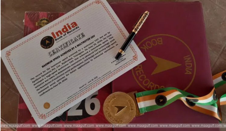 BITS Pilani Hyderabad campus UAV enters India Book of Records