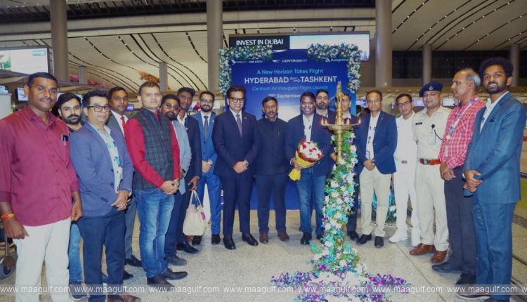 మధ్య ఆసియాతో దక్షిణ భారతదేశ కనెక్టివిటీని మరింత బలోపేతం చేసిన జీఎంఆర్ హైదరాబాద్ ఎయిర్పోర్ట్