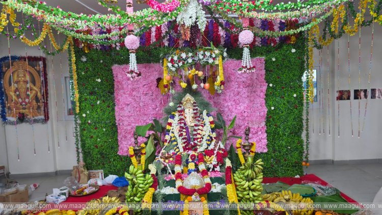 దుబాయ్: సోనాపూర్ క్యాంప్‌లో ఘనంగా గణేష్ ఉత్సవాలు..