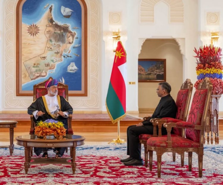 Indian Ambassador Prashant Pise meets Sultan of Oman