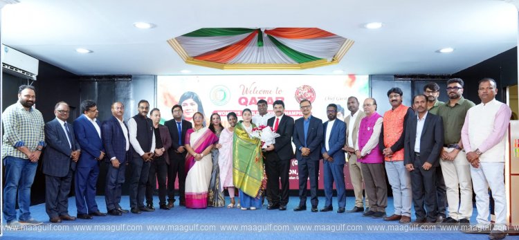 ఖతార్: నిఖత్ జరీన్‌కు భారత రాయబారి డా.శ్రీకర్ రెడ్డి చేతుల మీదుగా ఘన సత్కారం