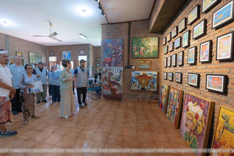 Sultan bin Ahmed visits charitable initiatives in Bali