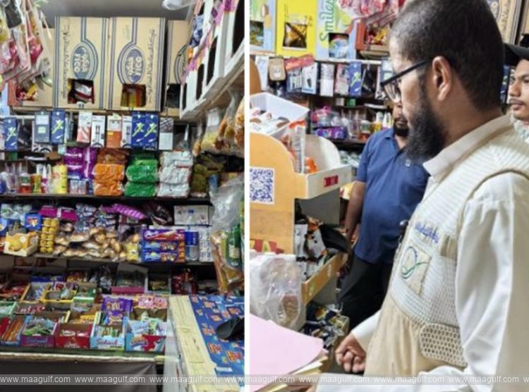 Unauthorised grocery store in Zahra busted...!!