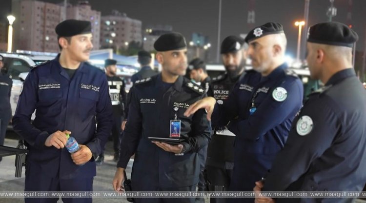 Security checks in Hawally, Kuwait... 122 arrested...!!