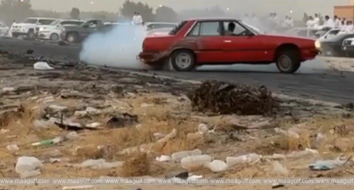 Rash driving in Kuwait... Two arrested...!!