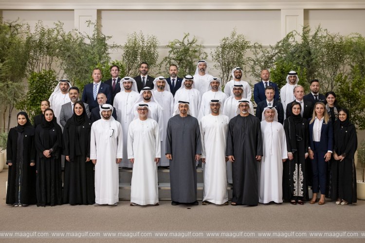 UAE President receives Ethara delegation following F1 Promoter of the Year win