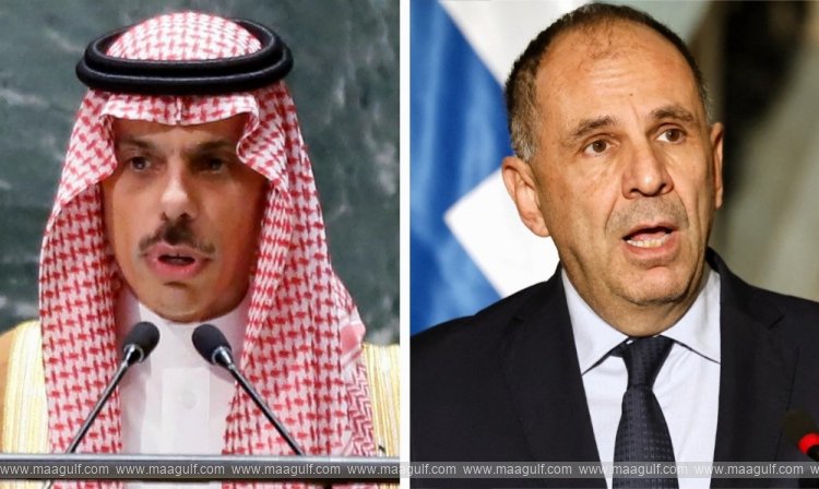 Saudi-Greece talks on strengthening bilateral relations..!!