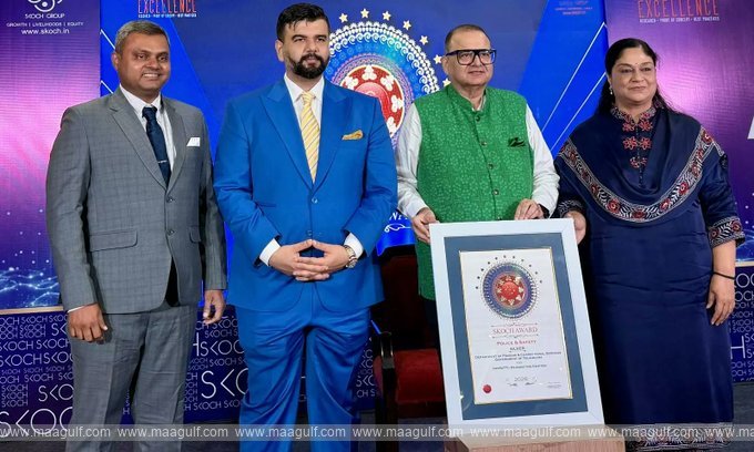 A rare honor for the Telangana Prisons Department..109th Skoch Award