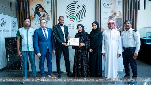 Emirates Journalists Association Honours Security Officer Khalid Abdullah Nasr Al Din