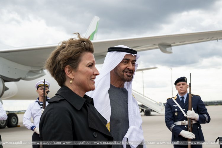 UAE President arrives in Germany on state visit
