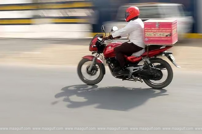 Tragic road accident in Fujairah; food delivery rider killed!!