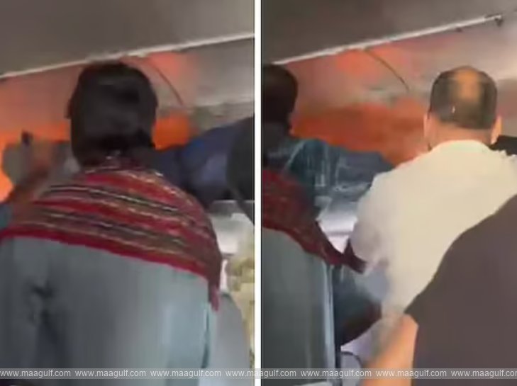 విమానంలో మంటలు.. ఎమర్జెన్సీ ల్యాండింగ్
