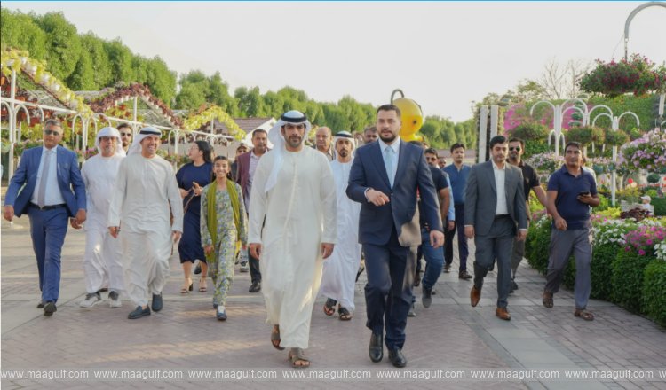 Theyab bin Tahnoon inaugurates 15th season of Dubai Miracle Garden