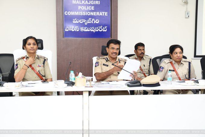 DGP CV Anand reviews crimes at Malkajgiri Commissionerate