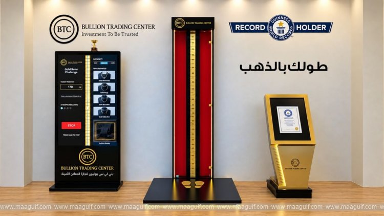 World’s tallest gold bar draws visitors at Sharjah jewellery show