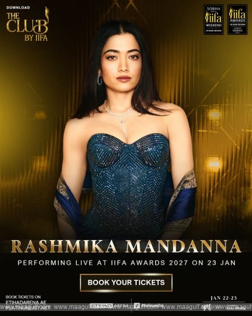 Rashmika Mandanna to Make IIFA Debut with Special Performance at IIFA Awards 2027 in Abu Dhabi