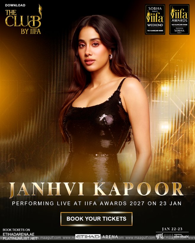 Janhvi Kapoor is Bringing the Glamour, Energy and Magic Live to IIFA2027!