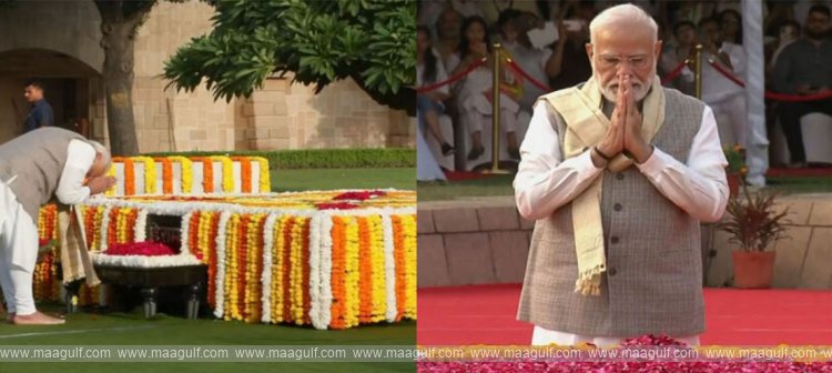 Prime Minister Modi pays tribute to Mahatma Gandhi