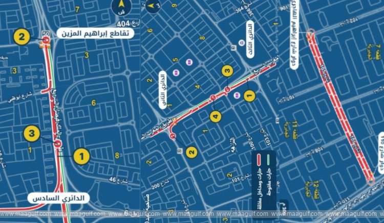 Traffic restrictions on several roads in Kuwait for 15 days!