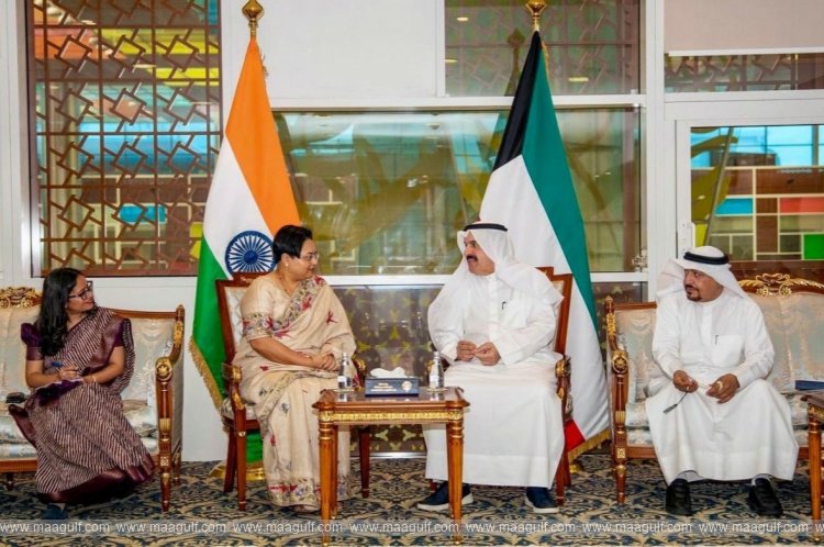Kuwait–India talks on strengthening economic ties..!!