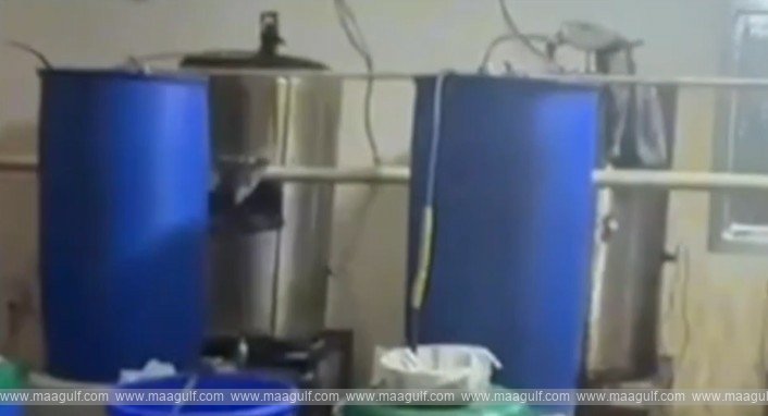 Illegal liquor production unit uncovered in Kuwait!
