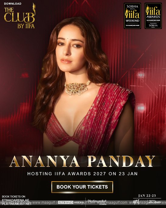 Ananya Panday to Host IIFA Awards 2027