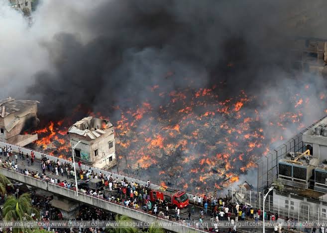 Massive fire in Bangladesh, 10 people burnt alive