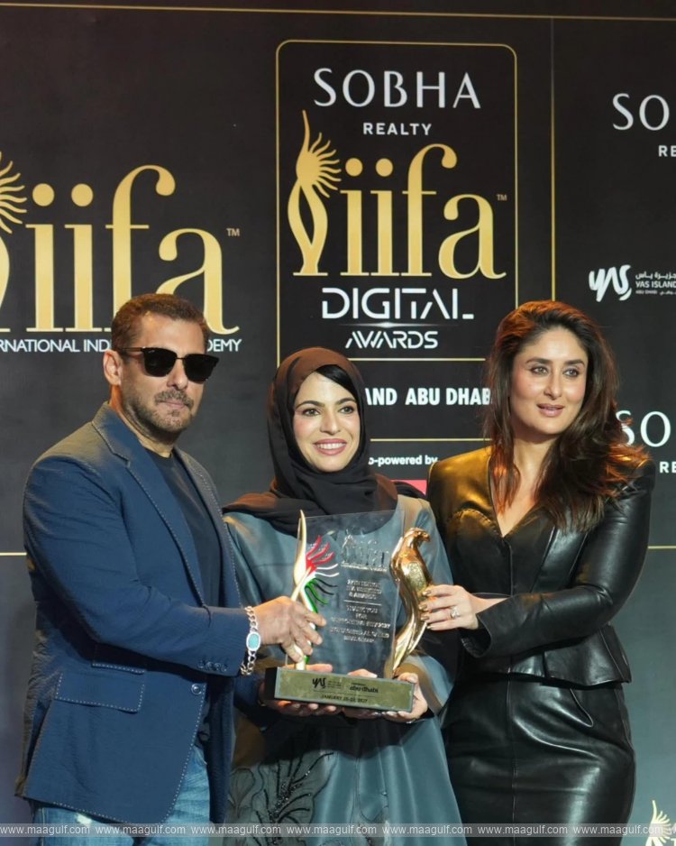 Salman Khan and Kareena Kapoor Khan Honour Miral’s Taghrid Al Saeed with Token of Gratitude