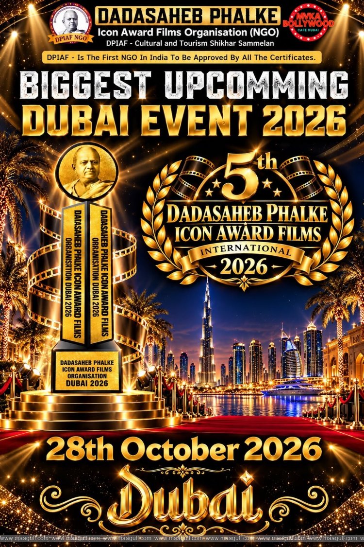 Dadasaheb Phalke Icon Awards 2026 to Be Held in Dubai on October 28