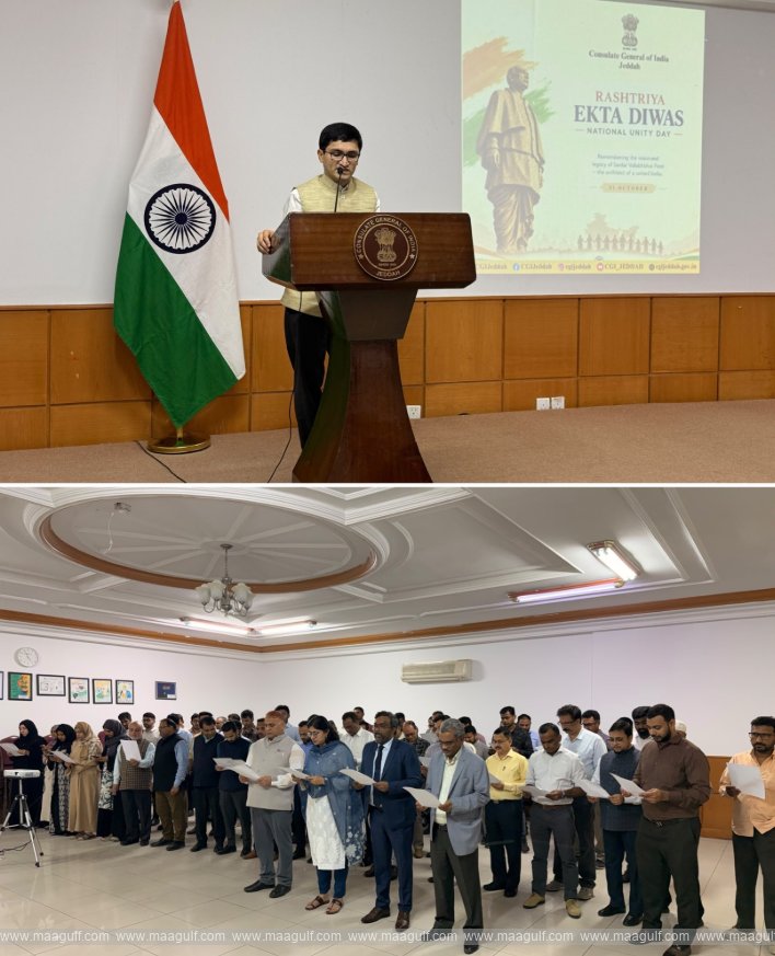 జెడ్డాలో జాతీయ ఐక్యతా దినోత్సవం.. సర్దార్ వల్లభ్‌భాయ్ పటేల్‌కు నివాళులు