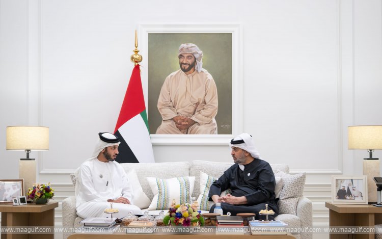 Hamdan bin Zayed receives Zayed bin Hamad, reviews efforts to combat drugs, develop Arabian horse sector