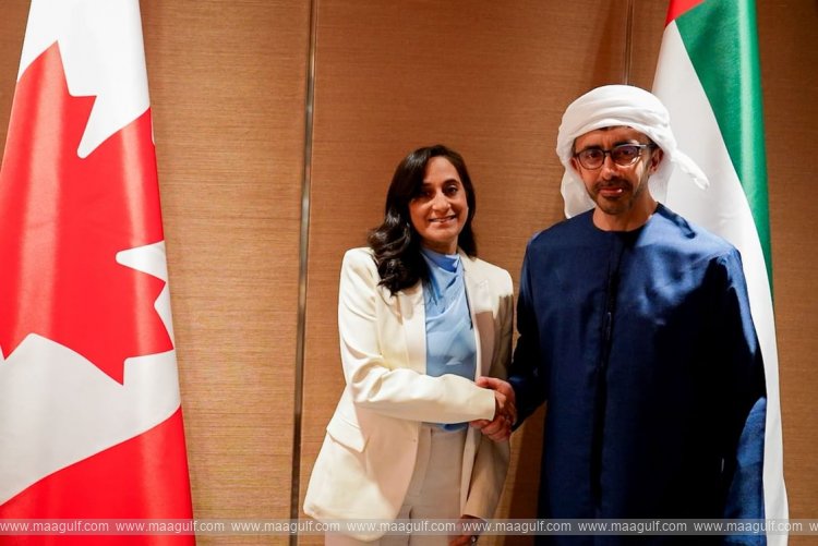 Abdullah bin Zayed receives Canadian Foreign Minister