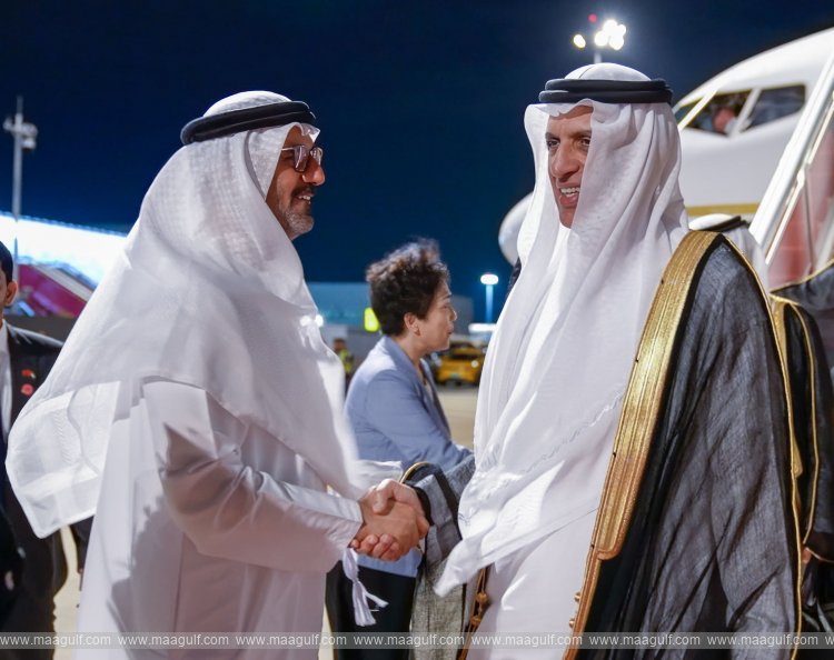 RAK Ruler arrives in Shenzhen on a working visit to China
