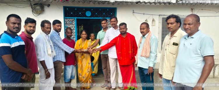 తలారి ముత్తన్న కుటుంబానికి తెలంగాణ గల్ఫ్ సమితి ఆర్థిక భరోసా